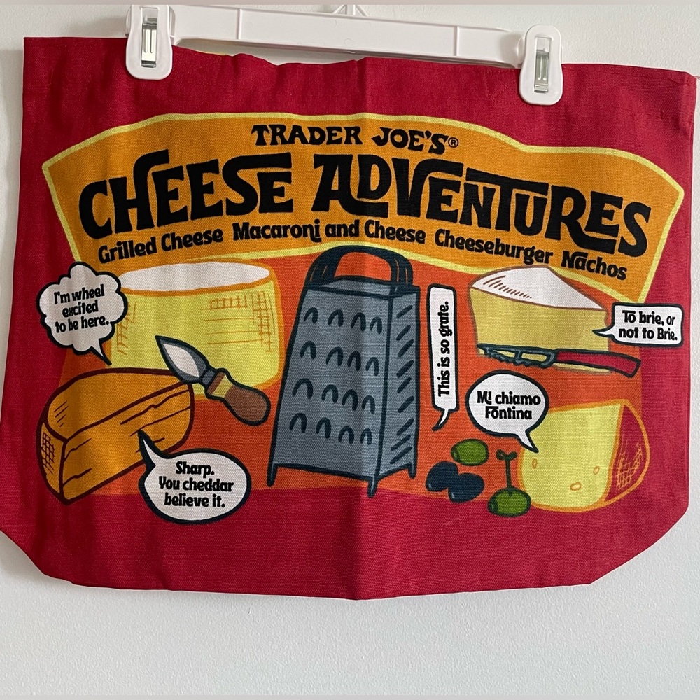 Trader Joe’s Cloth Tote Bag in Cheesy